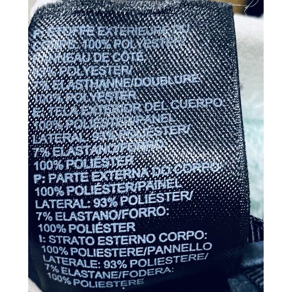 The North Face Jacket Womens Large Aqua Blue High Loft Full Zip Outdoor Hiking - Picture 6 of 6